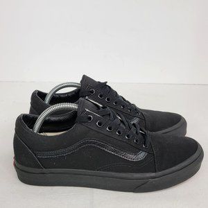 Vans Old Skool Low-Top Skateboard Shoes Black US Men's Size 8 Women's Size 9.5